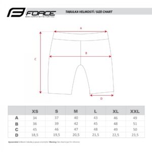 Snemljiva Podloga Force za MTB kratke hlače, Črna - Image 4