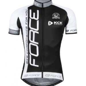 Kratka majica FORCE TEAM18, Črna-Bela - Image 1